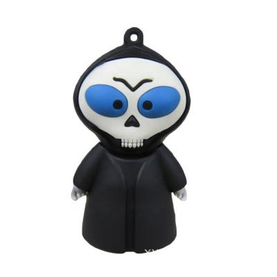 China 2021 Popular PVC Halloween Gifts PVC USB Instruments Ghost Bride Cartoon USB Stick for sale