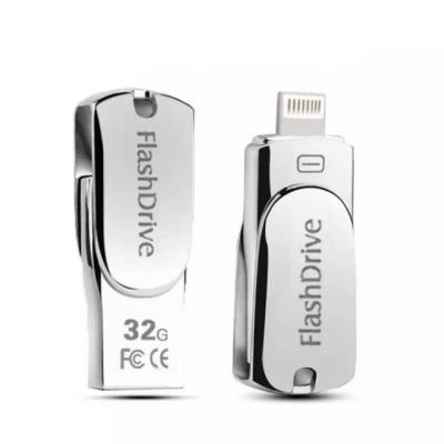 China Metal 2 in 1 flash OTG USB 3.0 pendrive pendrive 32GB 64GB 16GB 8GB 4GB 2GB dual-use otg for sale