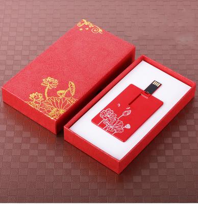 China Cheap metal business gift metal card memory stick 8gb 16gb usb 4gb wedding gift with custom logo for sale