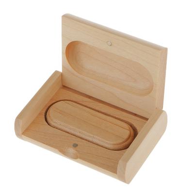 China Wooden Promotional Gift 8gb Usb2.0 Wooden Usb Flash Drive 3.0 Eco-friendly Wooden USB Flash Drive With Wooden Box for sale