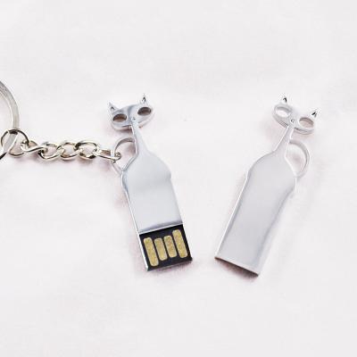 China USB 2.0 USB 2.0 Memory Stick MINI Metal Cat Shape Metal Flash Drive USB 3.0 Drive for sale