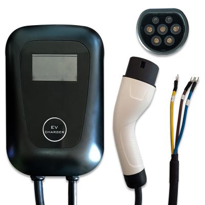 China LCD Screen European Standard Type - 2 Ev Charger Gun Evse Car Charging Battery for sale