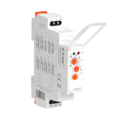 China ETEK EKR8-531TH0016 16A Sealed Multifunction Time Relay 3 Button SPDT 12-240VAC/DC for sale