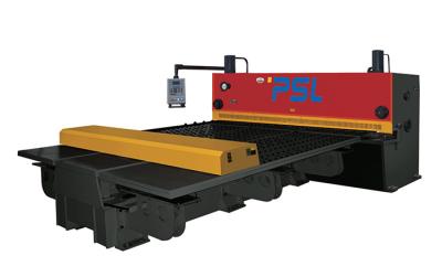 China Cnc Sheet Metal Shear Machine 12mm 20mm Automatic Hydraulic Shear Front Feeding Table for sale