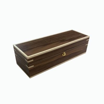 China 100pcs Luxury Handmade Velvet Lining Luxury Wooden Watch Box For Gift For Men for sale