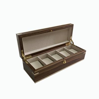 China Handmade Wholesale Nice Quality Multi-position Aluminum Watch Box Jewelry and Watch Box Display Box Multi-Functional Packaging Watch Case for sale