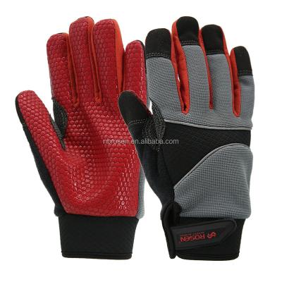 China HiVi Tape Microfiber Hand Cut Protection Dot Palm Custom Level 5 Anti Impact Vibration Safety Work Gloves Offshore Oilfield Gas Resistant for sale