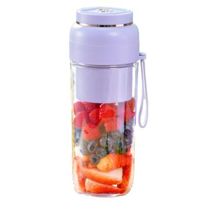 China Mini New Design Premium Stainless Steel Rechargeable Usb Drinks Bottle Blender Fruit Juicer Blender for sale