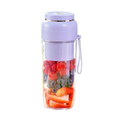 China Mini New Material Stainless Steel Mini Fresh Electric Juice Extractor Stainless Steel Machine Plastic Bottle for sale