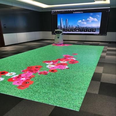 China Indoor Big Pitch Small Panel LED Display Brick Floor Magic LED Display Screen with Interaction Motor Manufacturer in China for sale