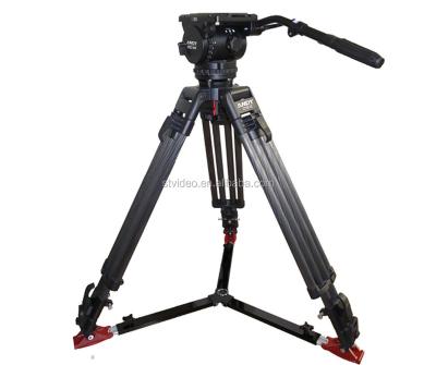 China Video Camera Jib Crane Accessories Aluminum Tripod With Head Kit For Camera Support for sale