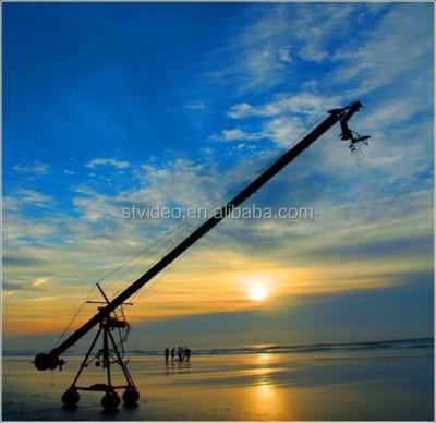 China Program production jimmy jib camera crane for sale, tv station program pulling standard camera crane for sale