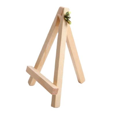 China Hot Selling Artist Painting Easel Mini Wooden Easel Art Painting Name Card Holder Display Rack Drawing Supplies for sale