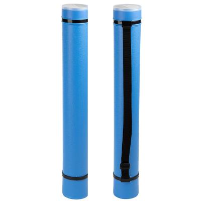 China Document Templates Illustration Plastic Memory Tube - Poster Tube with Strap Document Templates Illustration Folder Plastic Tube Expandable Carrying Case for sale