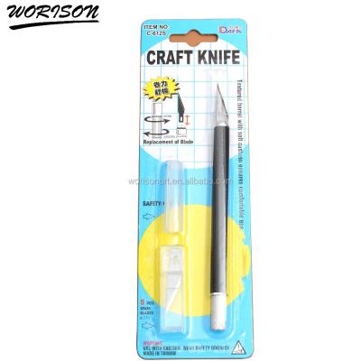 China Craft Knife DAFA Metal Handle Craft Knife With 5 Pcs Blade Scalpel Cutter Engraving Metal Tool for sale