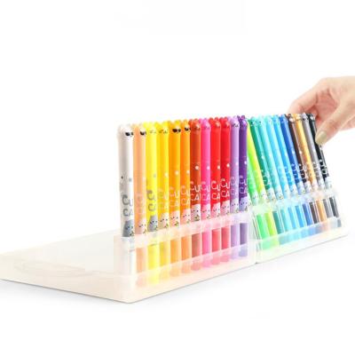 China Bright Colors 24colors Kawaii Crayons Creative Colorful Oil Pastel Graffiti Pen For Kids Painting Drawing Supplies for sale