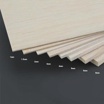 China High Qulaity Raw Material OEM Size Super Quality Balsa Wood Any Covers Plates Boat Wooden Plane For DIY Model Materials for sale