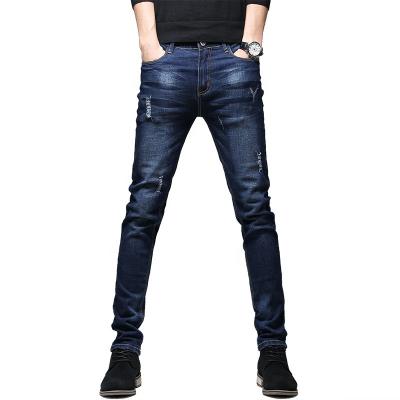 China High quality oversized men's breathable black bicycle jeans European and American cheap blue leisure designer brand motorcyclists jeans for sale