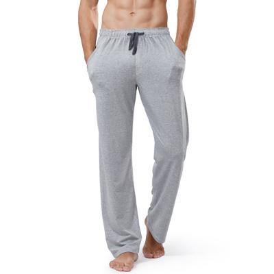 China Men's Cotton Breathable Pajama Pants Spring and Autumn Casual Loose Sports Home Sleep Pants for sale