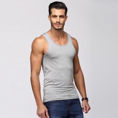 China China Manufacturer Breathable Wholesale Sleeveless Fitness Gym Tank Vest Quick Dry Top For Men for sale