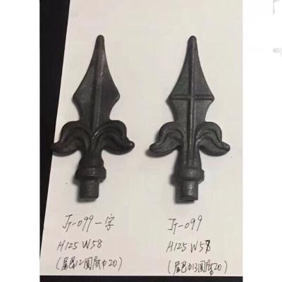 China Used For Wholesale Baluster Parts Cheap Customized Forged Wrought Iron Spearheads for sale