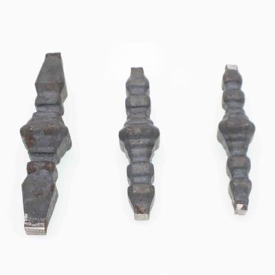 China High Quality Hot Forged Studs Easily Assembled Solid Low Price Barrier Fittings Metal Post Collars Wrought Iron Studs For Gates Railing Barrier for sale