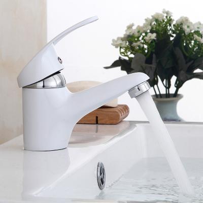 China Metered Faucets Public Bathroom While Sink Mixer Wall Black Faucet For Basin for sale