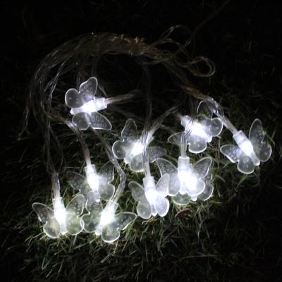 China Garden Led Butterfly Outdoor Animal String Christmas Holiday Decoration Solar Garden Light for sale