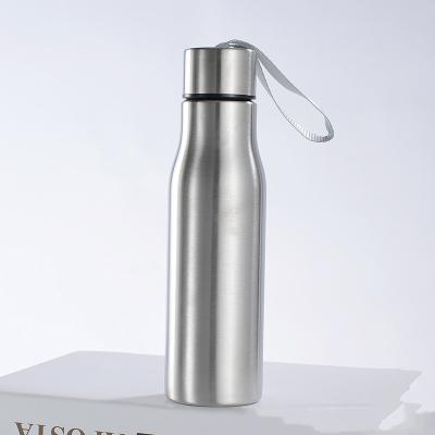 China Sustainable New Arrivals Single Wall Stainless Steel Promotional 500ml Vacuum Insulated Stainless Steel Water Bottle for sale