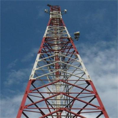 China 30m Galvanized Steel Single Mast Communication Antenna Mono  Poles Cell Phone Radios Monopole Tower for sale