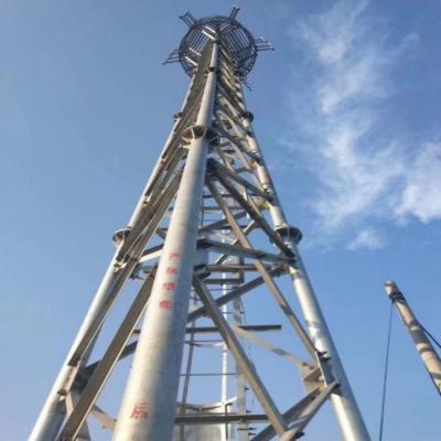 Cina 10 - 60M Torre di acciaio tubolare galvanizzato Segnale Wifi Bts Televisioni Torre di acciaio tubulare a 3 zampe in vendita