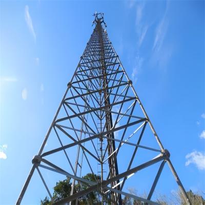 China 20m 30m 40m 50m 3 Leg Self Supporting Tower Cell Phone Telecommunication Antenna Radio Station Type for sale