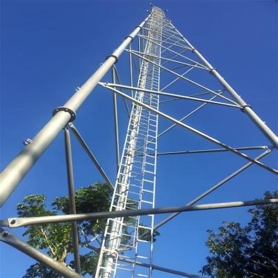 China Freie Standing Ham Radio Aerial GSM Basisstation Kommunikation Mobiltelefon Mast 3 Beine Rohrstahlturm zu verkaufen