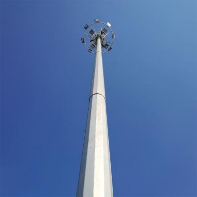 China Communication 20 30 40 M Self Supporting Antenna Mast 4G 5G Wifi Monopole Telecom Tower for sale