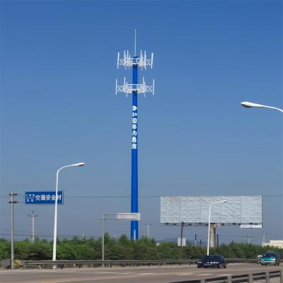 China Antenna celular Telecom Hot Dip Galvanizado Monopólio Torre 10 -60 M à venda