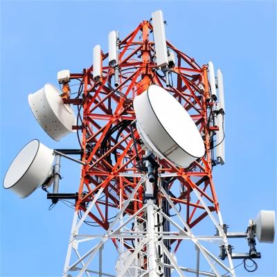 China Wifi Transmitter Self Supporting Antenna Tower Solar Energy Steel Satellite 4 Leg Galvanised Steel Tower for sale