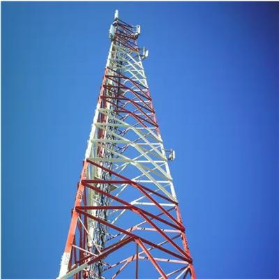 China 45 60 Degree Angle Telecom Antenna Tower 3 Leg  4 Legged Angular Self Supporting Lattice Tower for sale