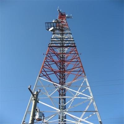 China Bts Solar Power Telecommunication Tower & Accessories 3 Legged Angular Self Supporting Radio Tower for sale