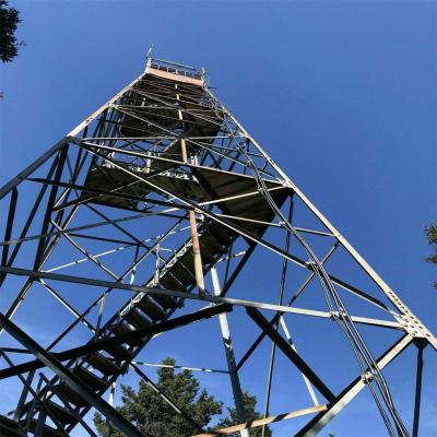 China Protección contra rayos de acero galvanizado Torre de vigilancia del bosque 15 m - 50 m en venta