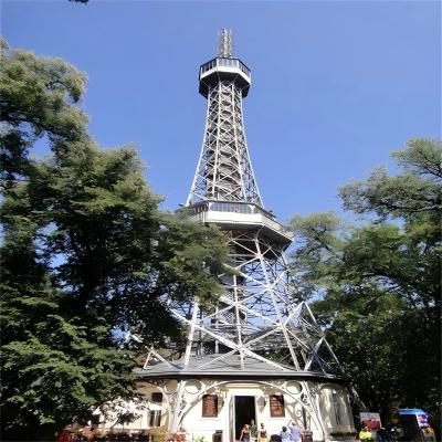 China Torre de entrenamiento de la estación de bomberos antirruja prefabricada Torre de vigilancia Estructura de tubos de acero galvanizado en venta