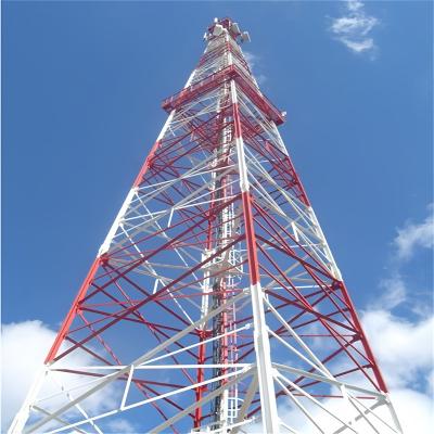 China Telecom Telecommunication Wifi 4 Leg Tower Self Supporting Communication Tower 36 -105 M for sale