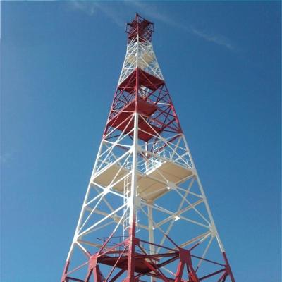 China Steel Lattice Tower Telecom Satellite Phone Cellphone Cell Site 4 Legged Cellular Tower for sale