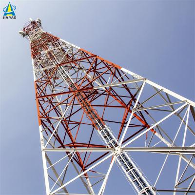 China 40m 4 Legged Wireless Self Supporting Antenna Tower Angle Steel Communications Antenna Mast for sale