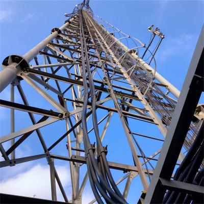 China Galvanized 4g Wireless Gsm Telecom Microwave Antenna Radio Tube Steel Triangular Towers for sale