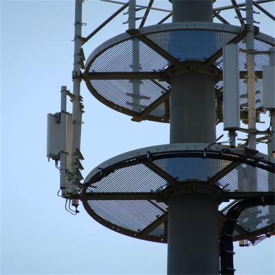 China Q345B A572 Galvanized Disguised Monopole Cell Tower Communication Tallest Monopole Tower for sale