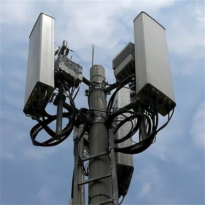 China Network Mobile Gsm Monopole Tower Iron Wifi Antenna Signal Tower for sale