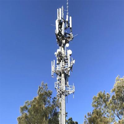 China Hot-Dip Galvanized Self Supporting 5km Wifi Gsm Phone Satellite Microwave Radio Antenna Tower for sale