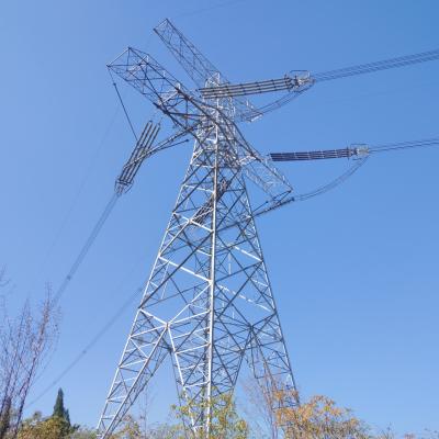 China Torre da Linha de Transmissão de Energia de Alta Tensão 10KV 33KV 66KV 110KV à venda