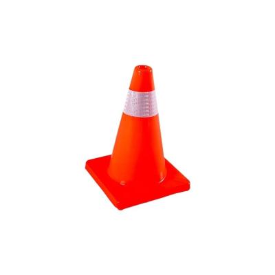 China Safety Protection Factory Customized Logo Rubber Material High Reflective Orange Expressway Traffic Cones for sale