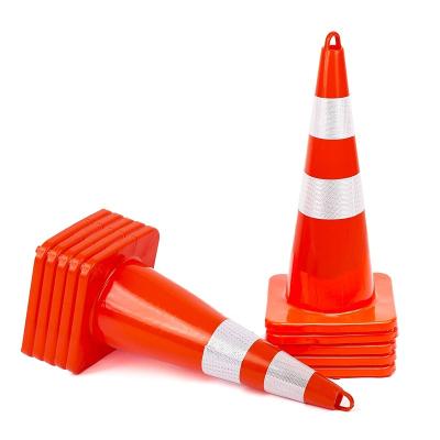 China High Quality 700Mm Construction Safety Protection Orange Safety Cones for sale